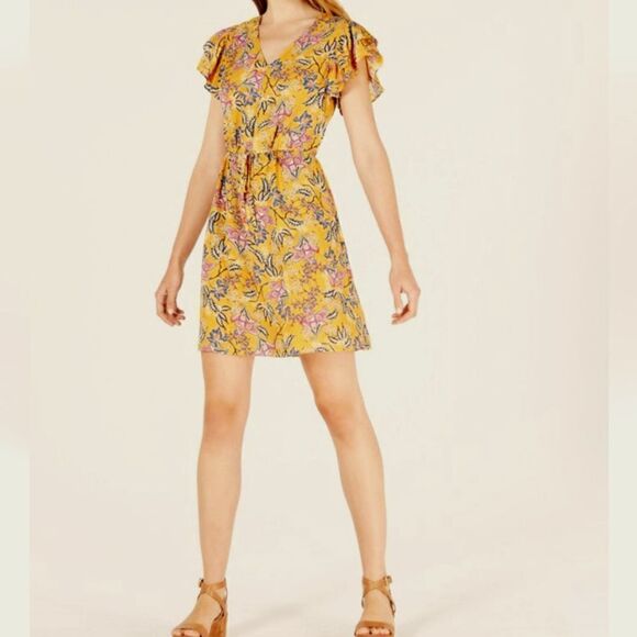Maison Jules Sunny Drawstring Dress - Picture 2 of 14